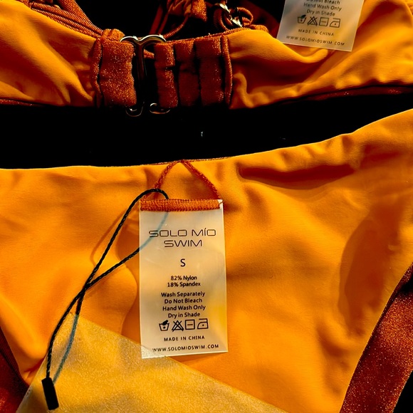 NWT Solo Mio Swim bikini (reversible) - Picture 12 of 14